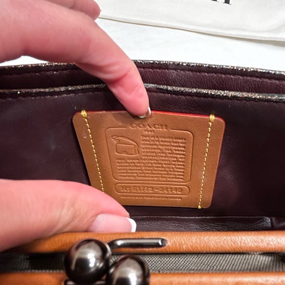 Coach 1941 black glitter cherry dinky crossbody bag - Picture 6 of 7